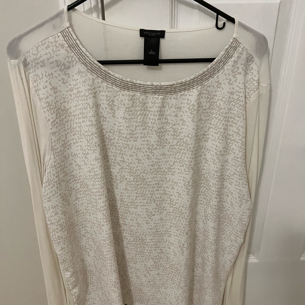 Ann Taylor blouse- size Large- worn only a couple times